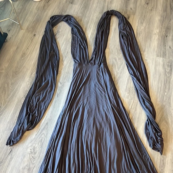 🇺🇸 Lulu’s gray  wrap dress size XS - Picture 6 of 8